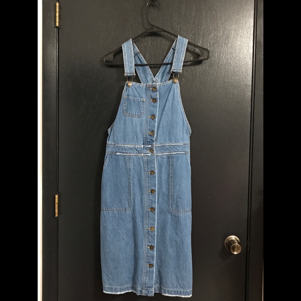 Forever 21 Buttoned Overall Dress